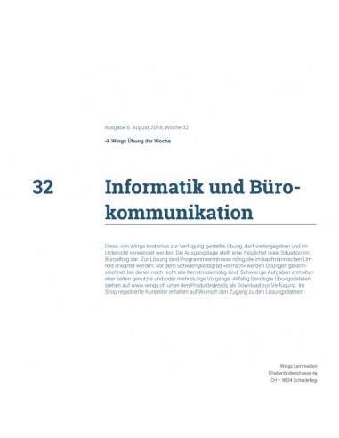 UdW 1832 Informatik Bürokommunikation