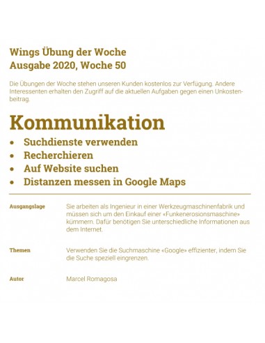 UdW 2050 Suche mit Google