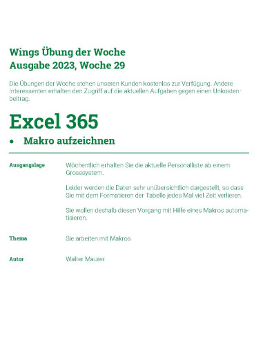 UdW 2329 - Excel 365 - Mit Makro...