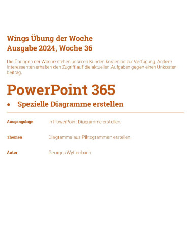 UdW 2436 PowerPoint 365 - Diagramme